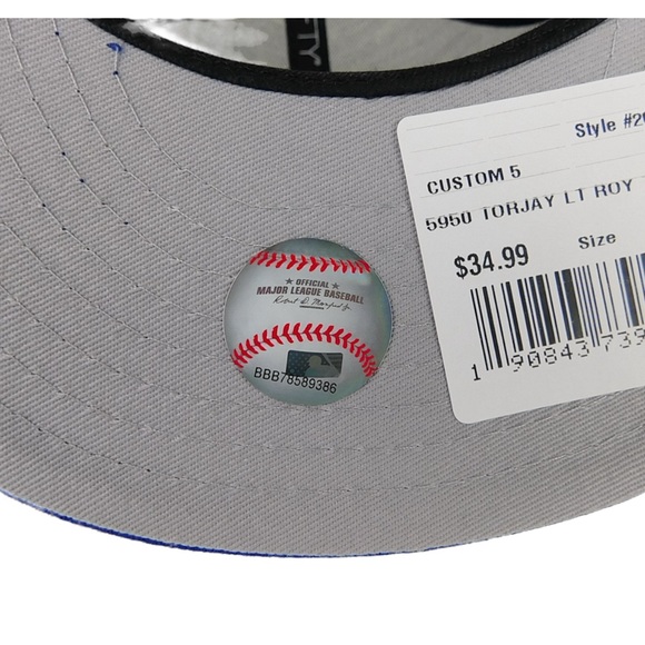 NWT Toronto Blue Jays Authentic Collection 59FIFTY Fitted Baseball Cap Hat - Picture 7 of 8